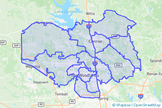 Service Area Map