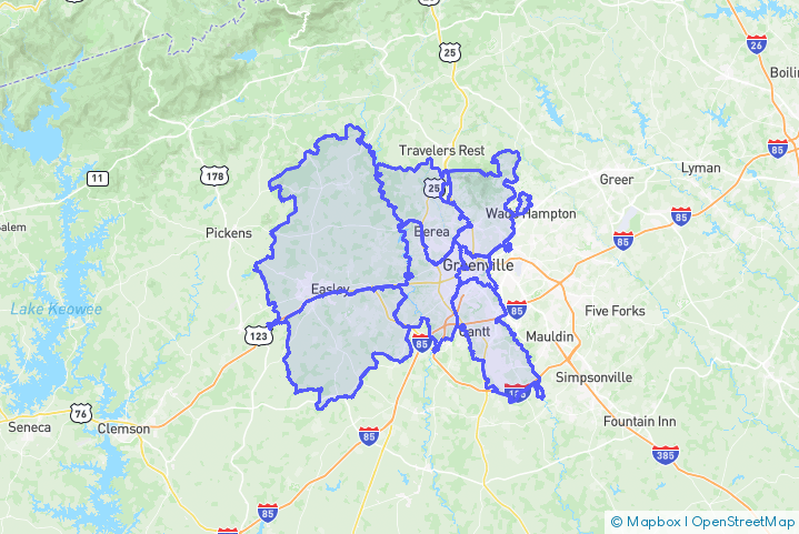 Service Area Map