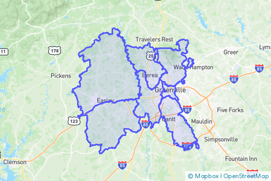 Service Area Map