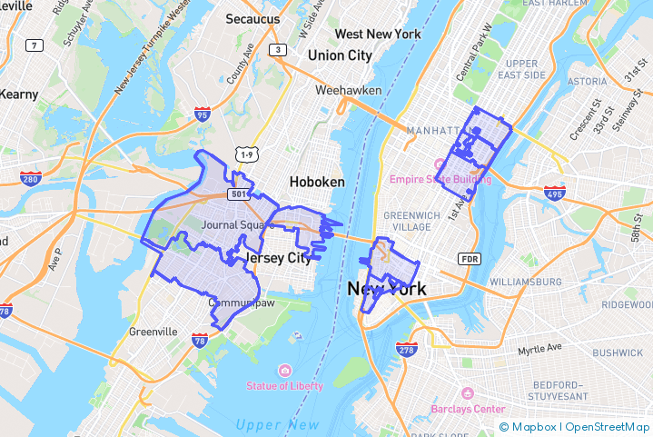Service Area Map