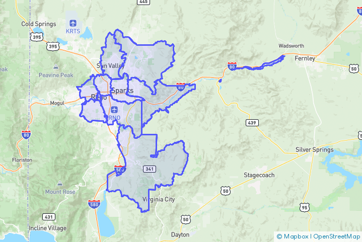 Service Area Map