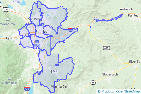 Service Area Map