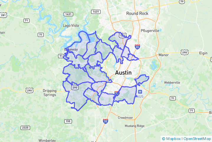 Service Area Map