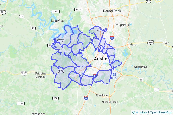 Service Area Map