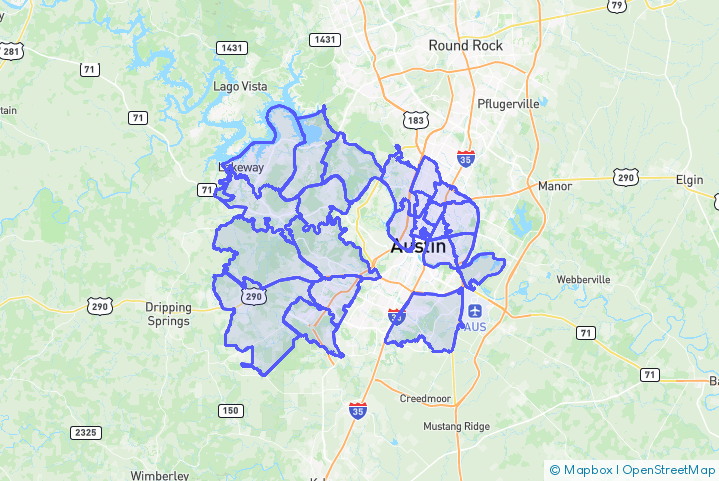 Service Area Map