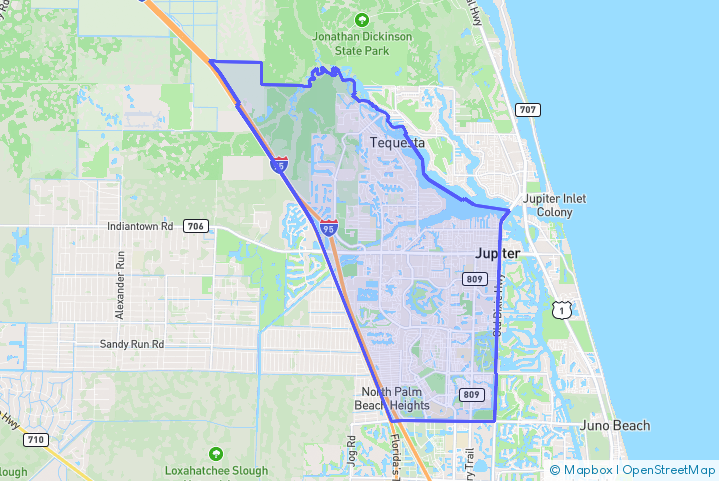 Service Area Map