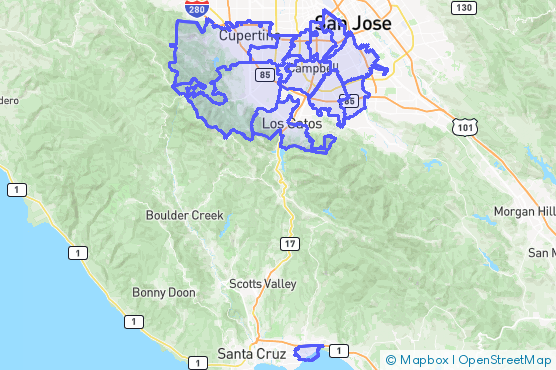 Service Area Map