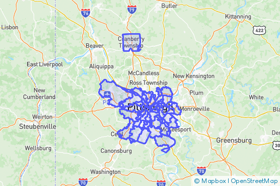 Service Area Map