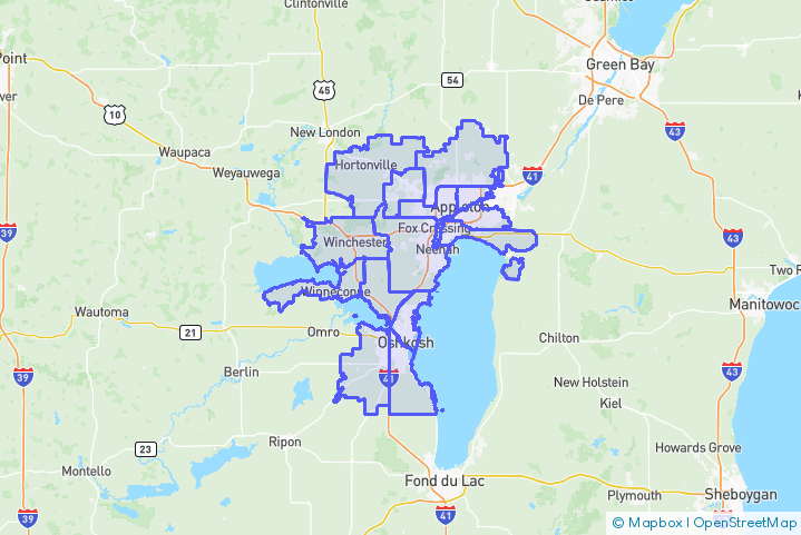 Service Area Map