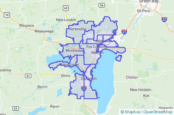 Service Area Map