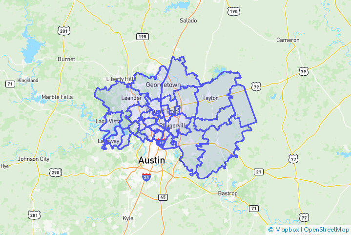 Service Area Map
