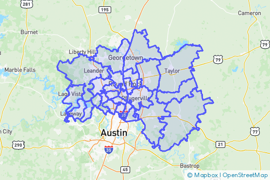 Service Area Map