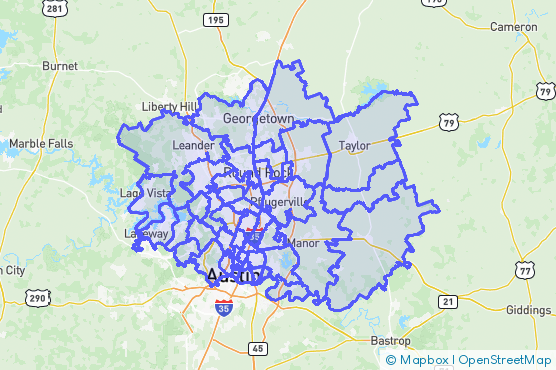 Service Area Map