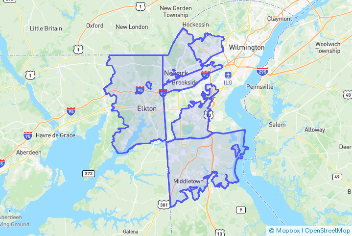 Service Area Map