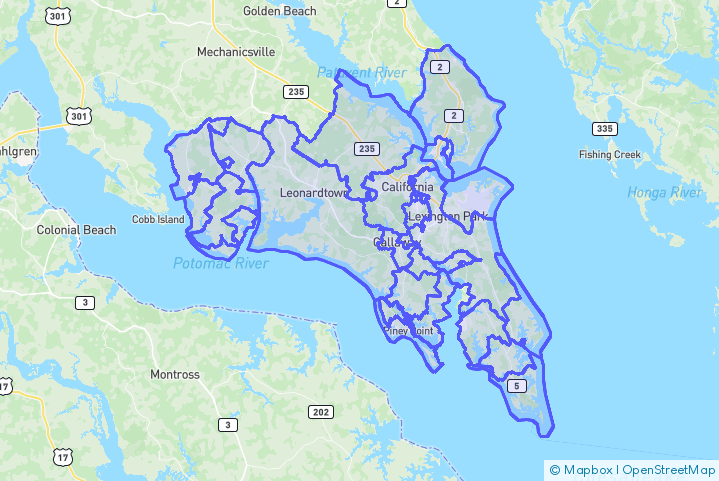 Service Area Map