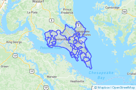 Service Area Map
