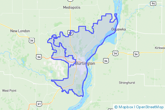 Service Area Map