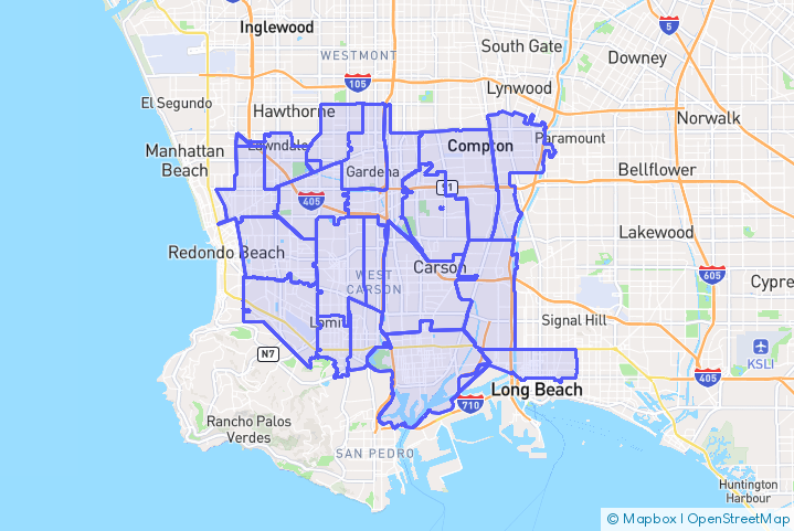 Service Area Map