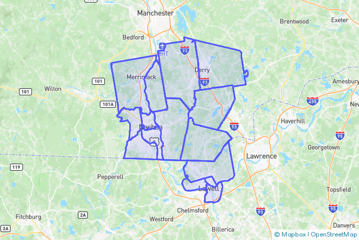 Service Area Map