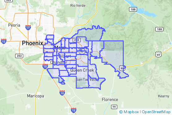 Service Area Map