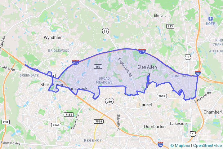 Service Area Map