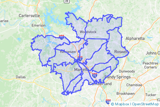 Service Area Map