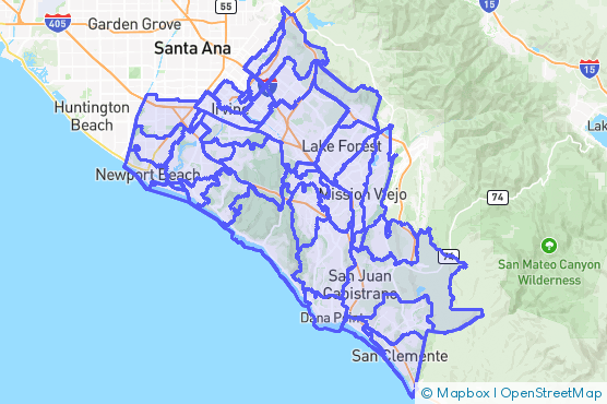 Service Area Map