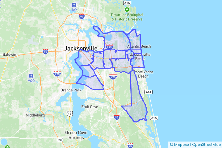 Service Area Map