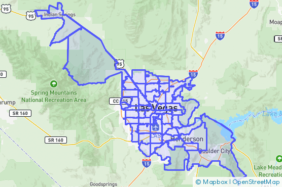 Service Area Map