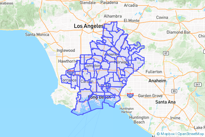 Service Area Map