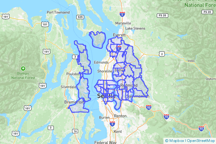 Service Area Map