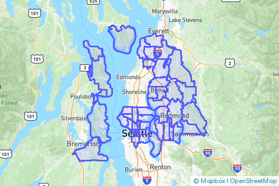 Service Area Map