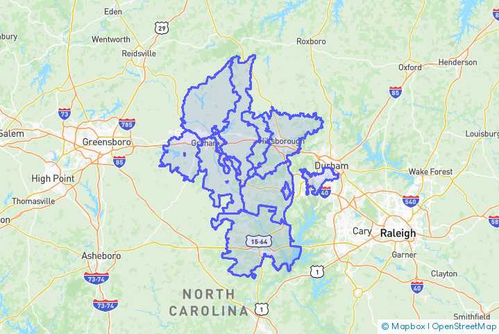 Service Area Map