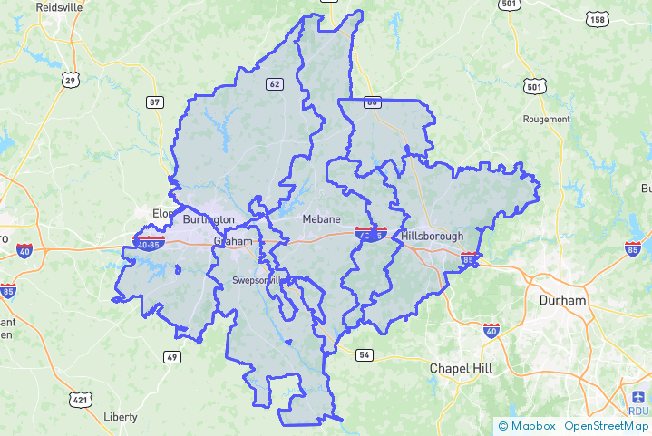 Service Area Map