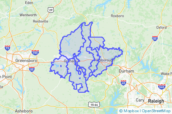 Service Area Map