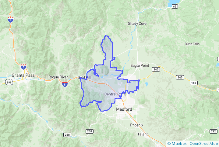 Service Area Map