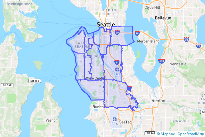 Service Area Map