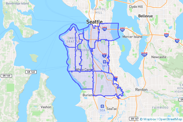 Service Area Map