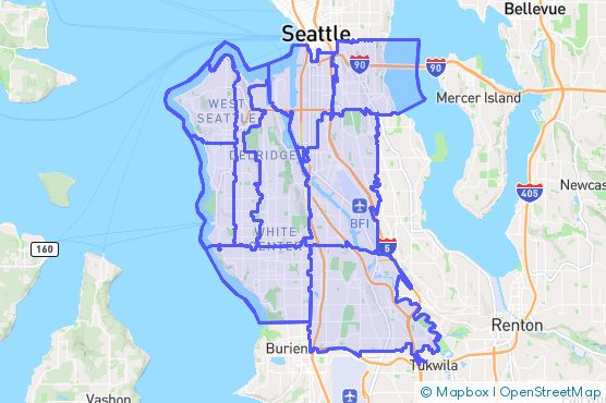 Service Area Map