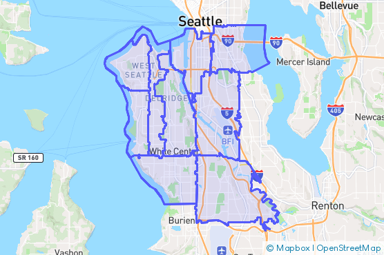 Service Area Map