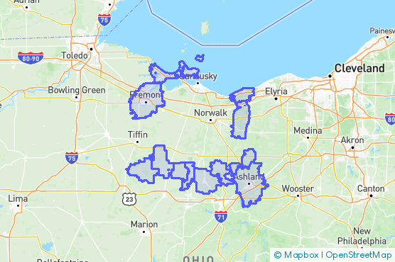 Service Area Map