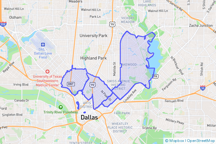 Service Area Map