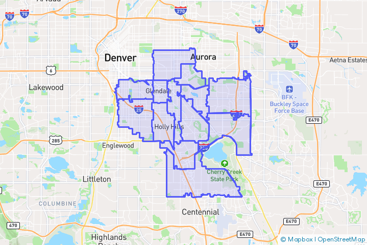 Service Area Map