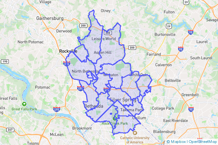 Service Area Map
