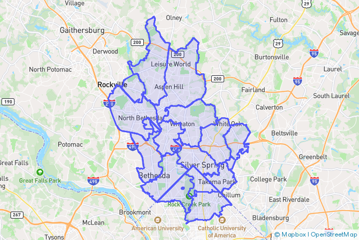 Service Area Map