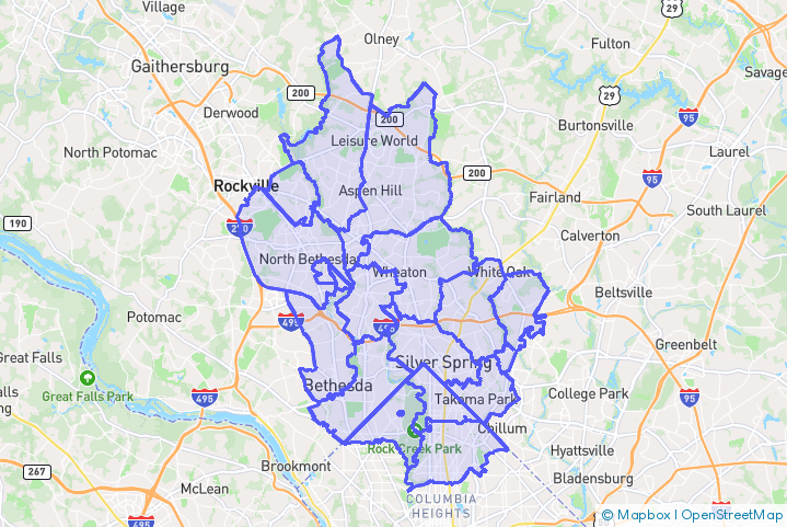 Service Area Map
