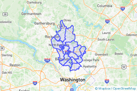 Service Area Map