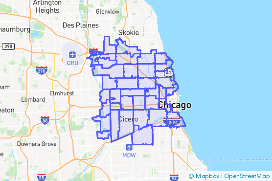 Service Area Map