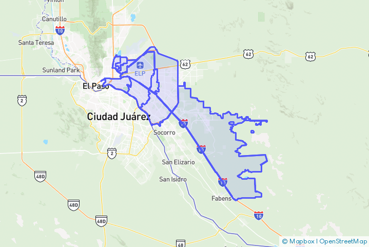 Service Area Map