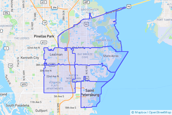 Service Area Map